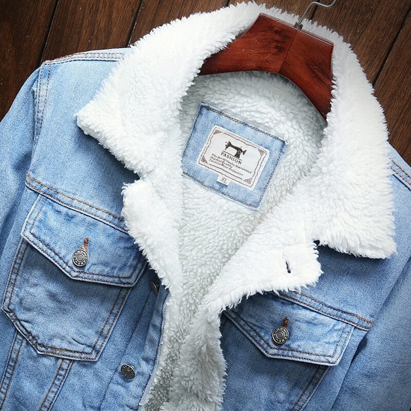 Herrenjacke Winter Denim