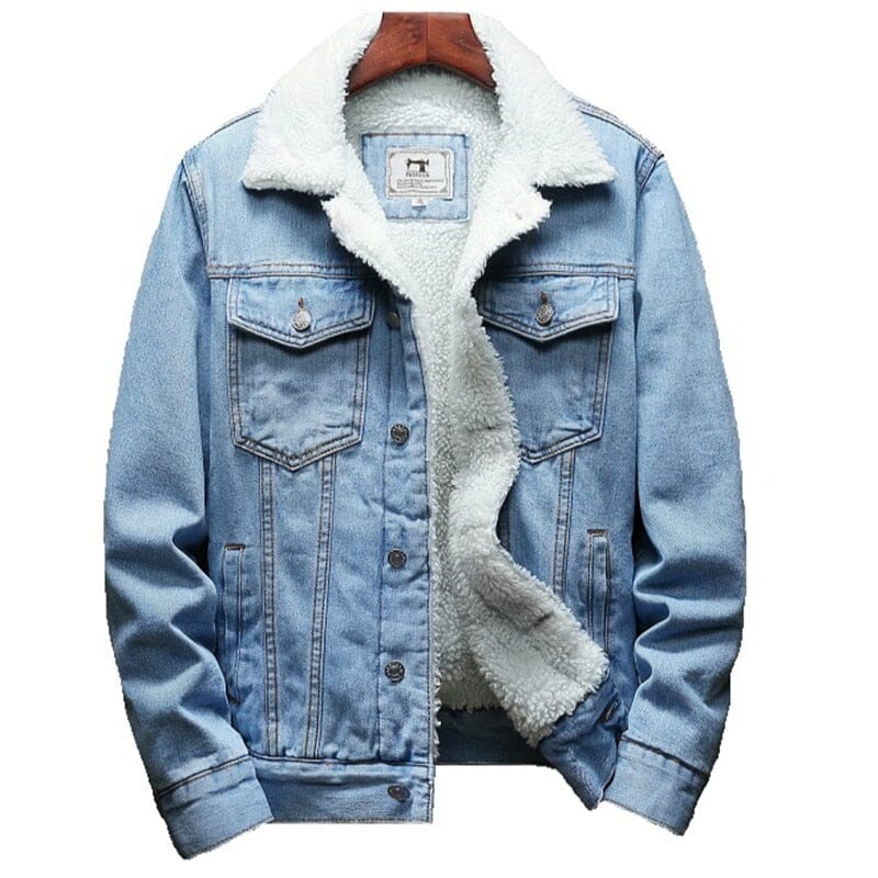 Herrenjacke Winter Denim